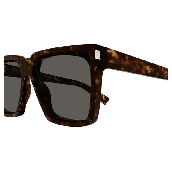 NWT Yves Saint Laurent SL-610-F Havana Grey Square 59mm Sunglasses main image 5